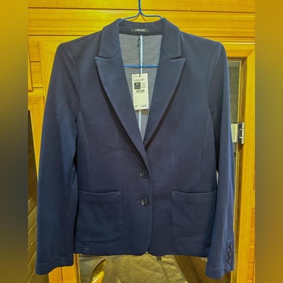 NWT Olsen Cool Sports Navy Blazer - Picture 7 of 7